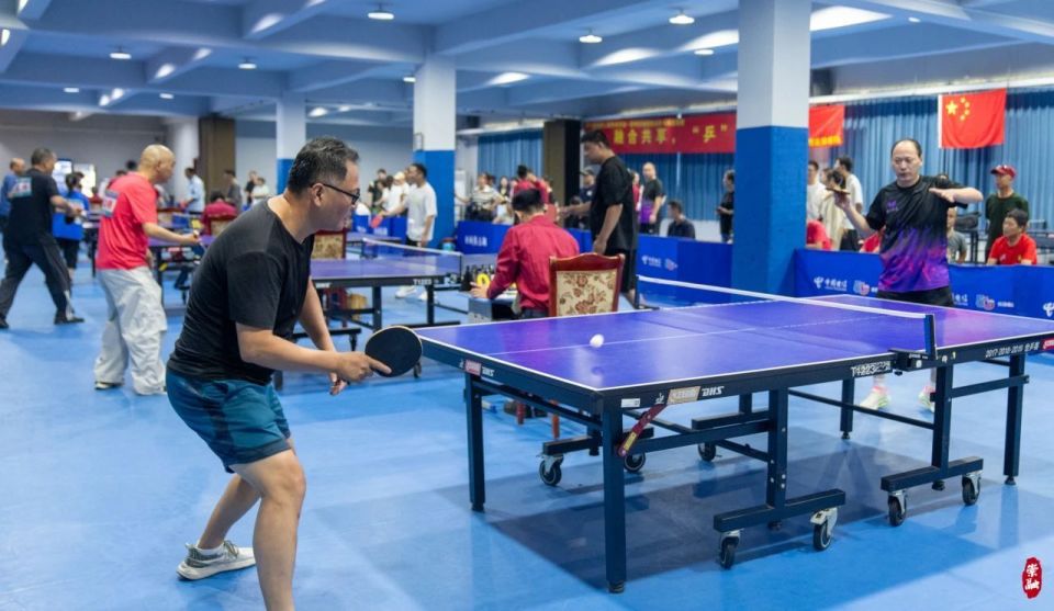 乒乓球队在, middl, 体赛和残疾